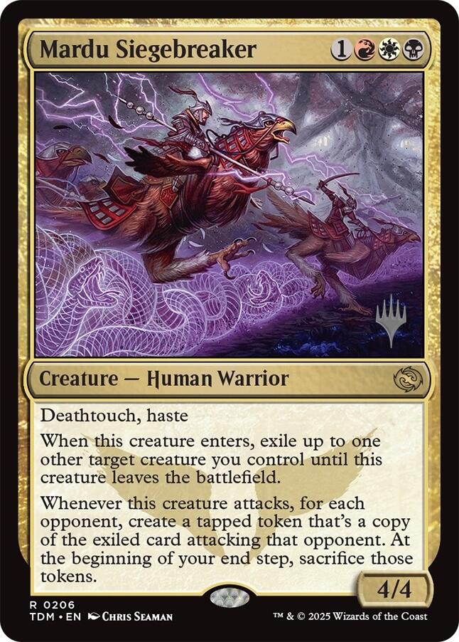 Mardu Siegebreaker [Tarkir: Dragonstorm Promos] | Lots Moore NSW