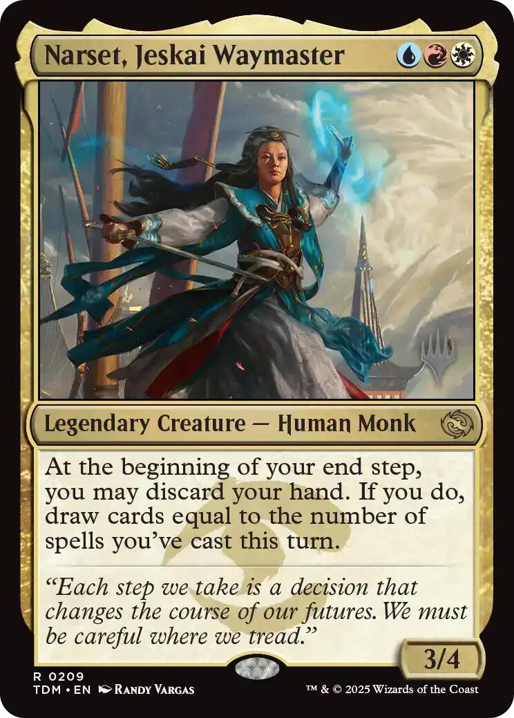 Narset, Jeskai Waymaster [Tarkir: Dragonstorm Promos] | Lots Moore NSW