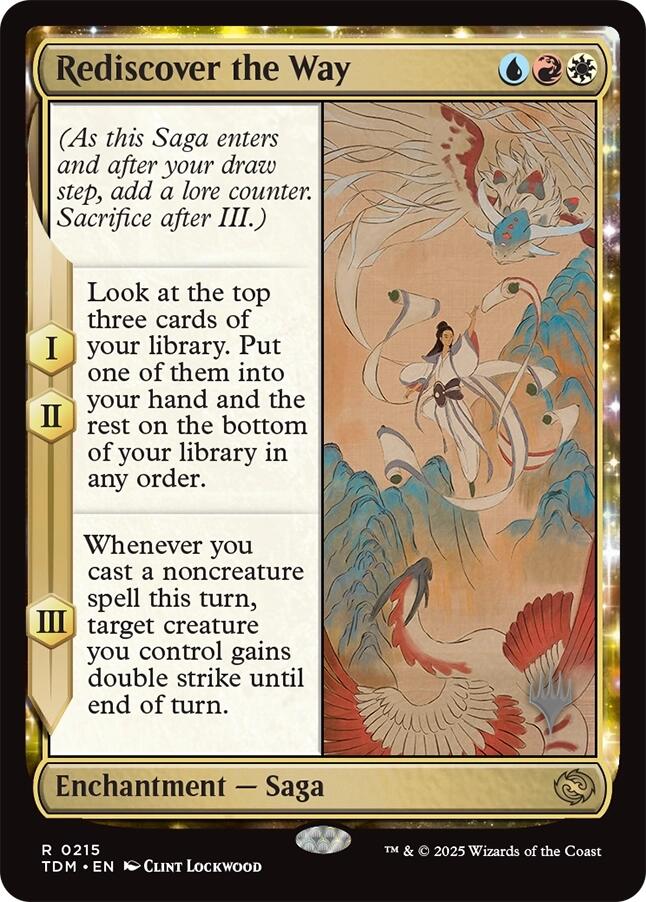 Rediscover the Way [Tarkir: Dragonstorm Promos] | Lots Moore NSW