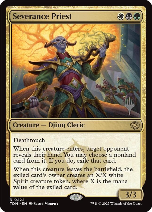 Severance Priest [Tarkir: Dragonstorm Promos] | Lots Moore NSW
