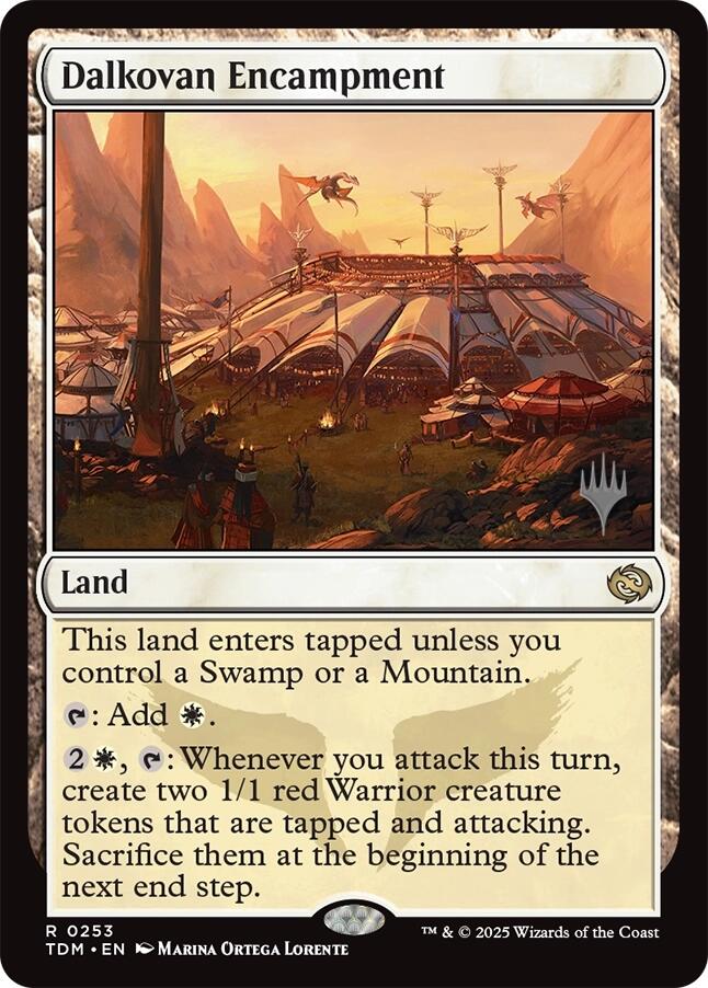 Dalkovan Encampment [Tarkir: Dragonstorm Promos] | Lots Moore NSW