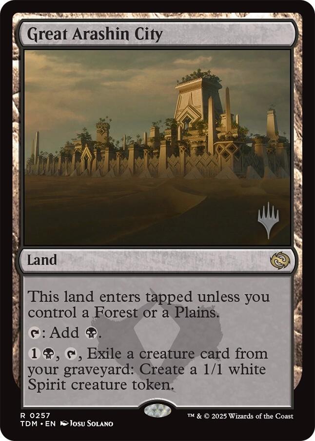 Great Arashin City [Tarkir: Dragonstorm Promos] | Lots Moore NSW
