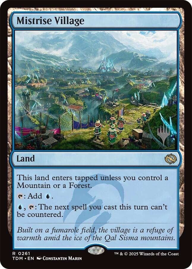 Mistrise Village [Tarkir: Dragonstorm Promos] | Lots Moore NSW