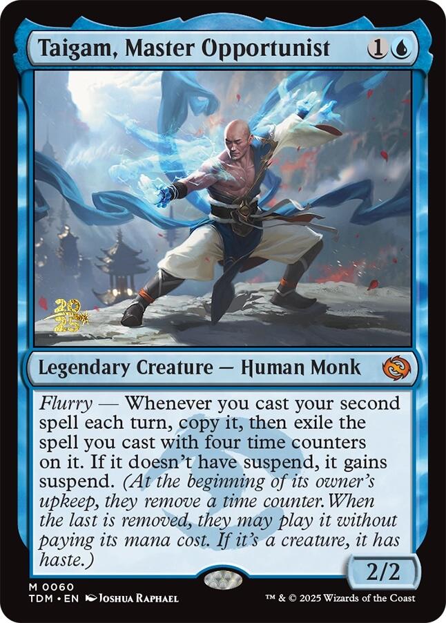 Taigam, Master Opportunist [Tarkir: Dragonstorm Prerelease Promos] | Lots Moore NSW