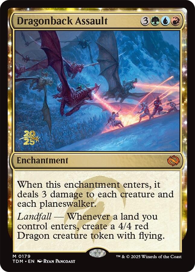 Dragonback Assault [Tarkir: Dragonstorm Prerelease Promos] | Lots Moore NSW