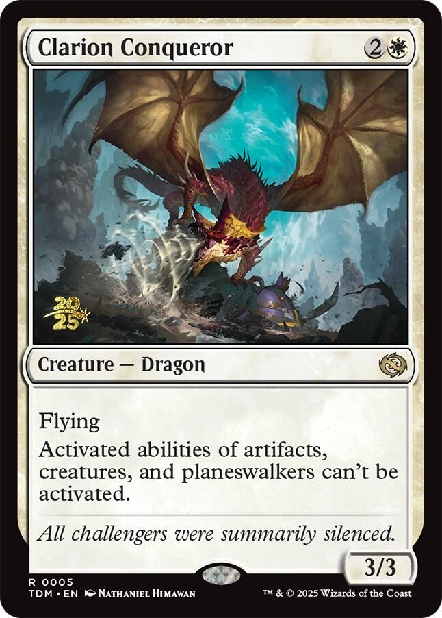 Clarion Conqueror [Tarkir: Dragonstorm Prerelease Promos] | Lots Moore NSW