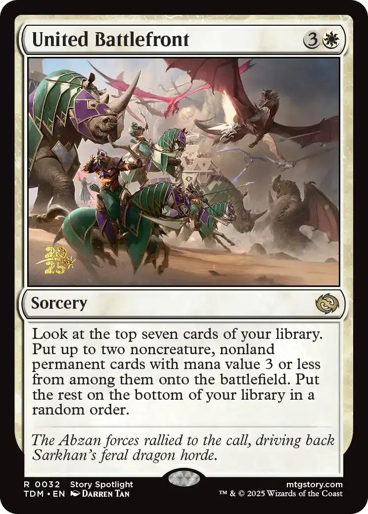 United Battlefront [Tarkir: Dragonstorm Prerelease Promos] | Lots Moore NSW