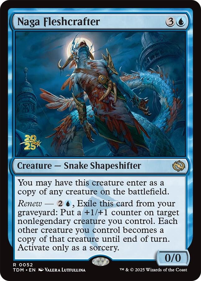 Naga Fleshcrafter [Tarkir: Dragonstorm Prerelease Promos] | Lots Moore NSW