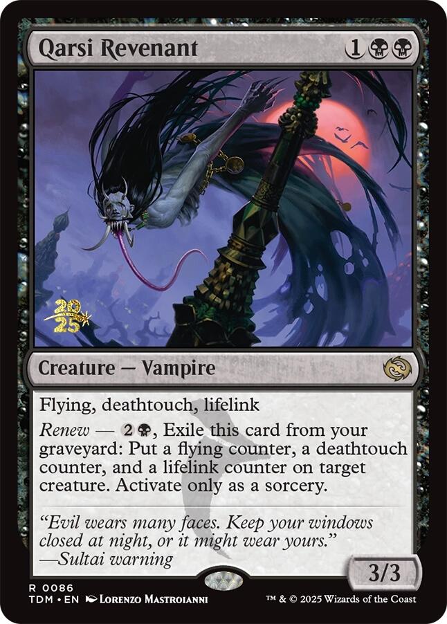 Qarsi Revenant [Tarkir: Dragonstorm Prerelease Promos] | Lots Moore NSW