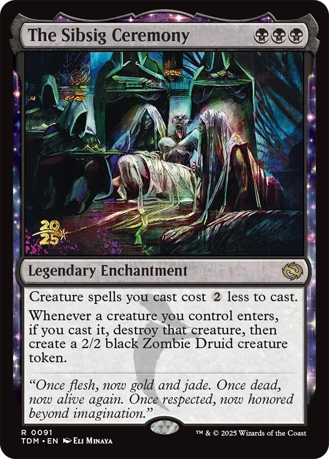 The Sibsig Ceremony [Tarkir: Dragonstorm Prerelease Promos] | Lots Moore NSW