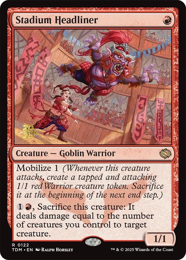Stadium Headliner [Tarkir: Dragonstorm Prerelease Promos] | Lots Moore NSW