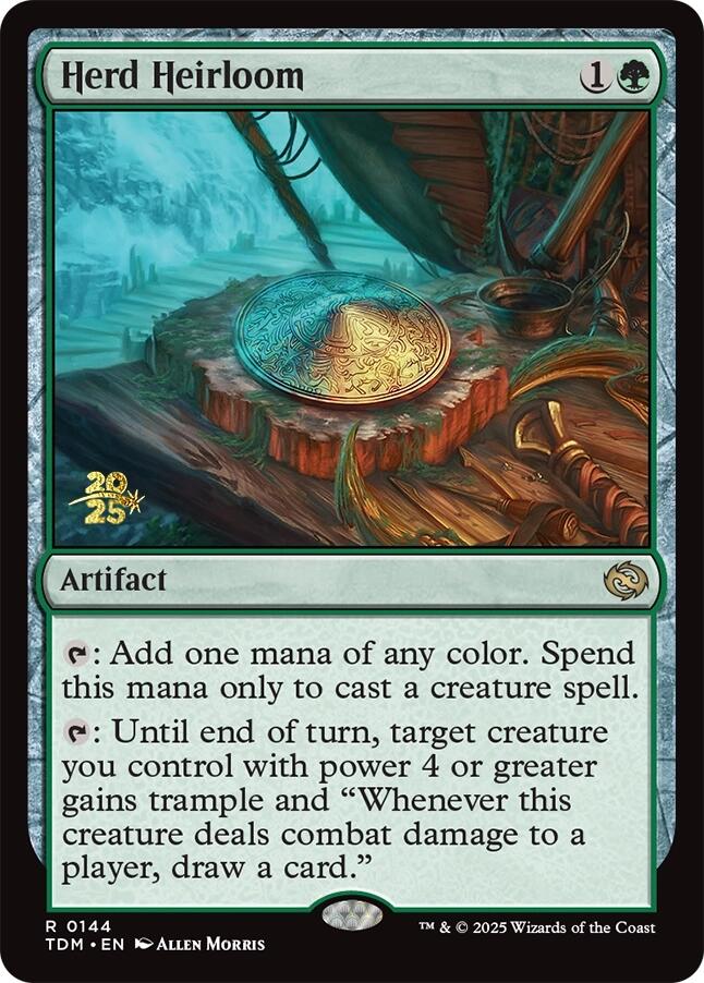 Herd Heirloom [Tarkir: Dragonstorm Prerelease Promos] | Lots Moore NSW