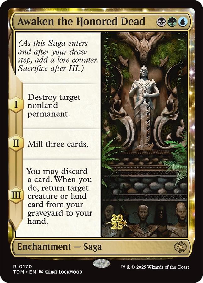 Awaken the Honored Dead [Tarkir: Dragonstorm Prerelease Promos] | Lots Moore NSW
