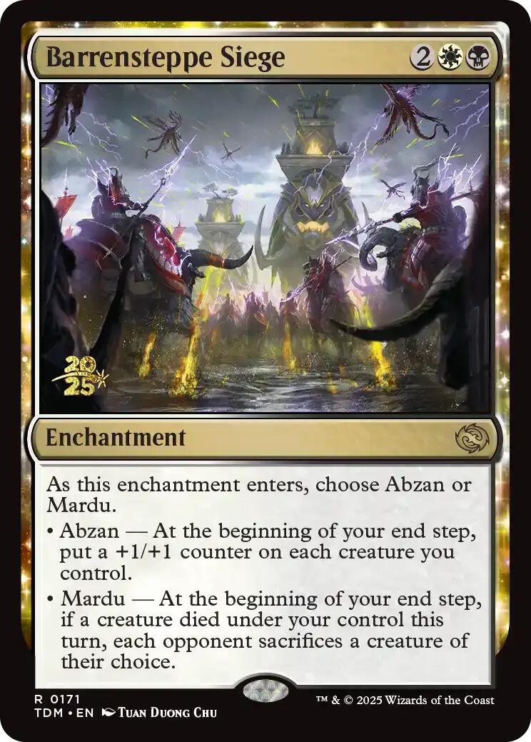 Barrensteppe Siege [Tarkir: Dragonstorm Prerelease Promos] | Lots Moore NSW