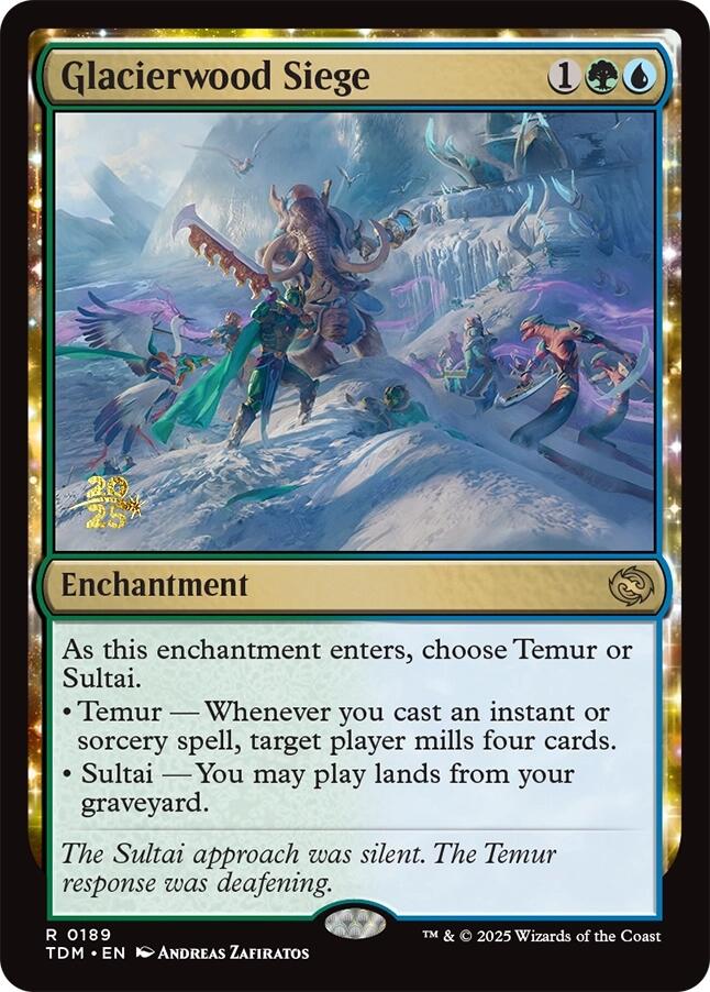 Glacierwood Siege [Tarkir: Dragonstorm Prerelease Promos] | Lots Moore NSW
