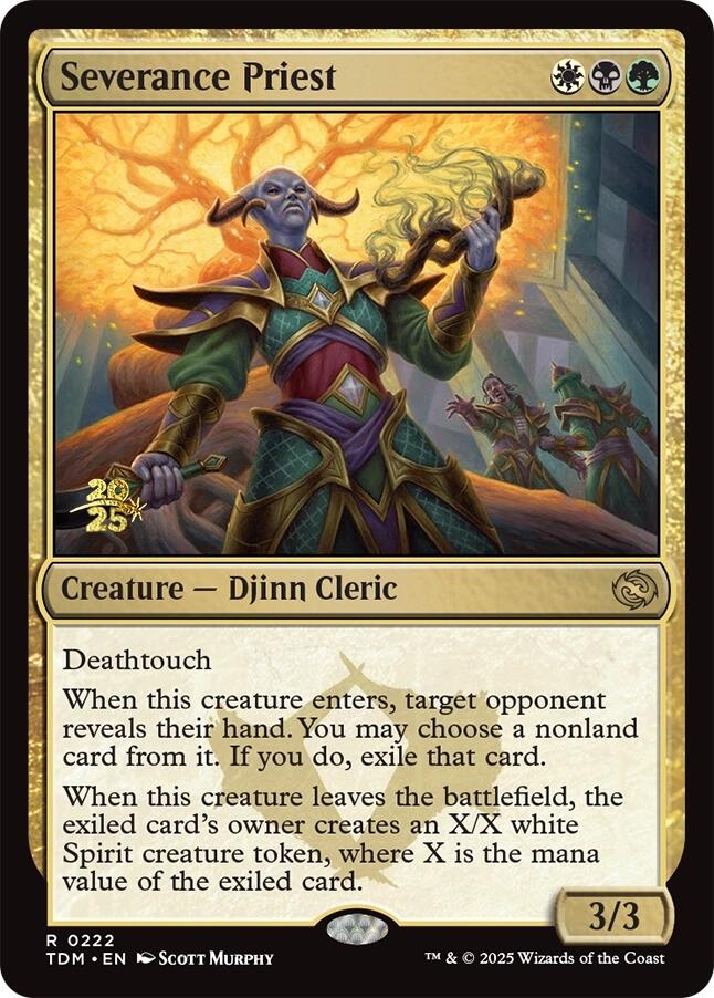 Severance Priest [Tarkir: Dragonstorm Prerelease Promos] | Lots Moore NSW