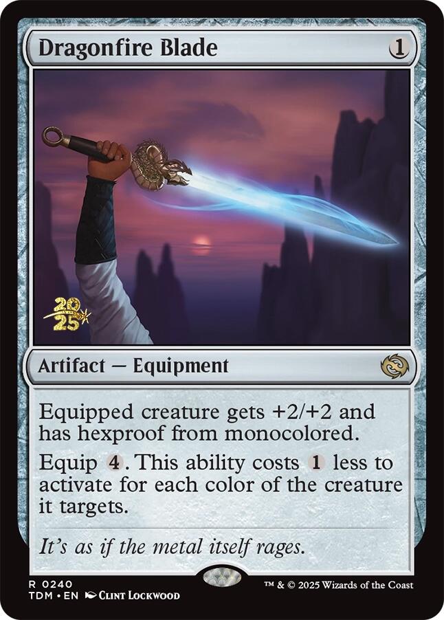 Dragonfire Blade [Tarkir: Dragonstorm Prerelease Promos] | Lots Moore NSW