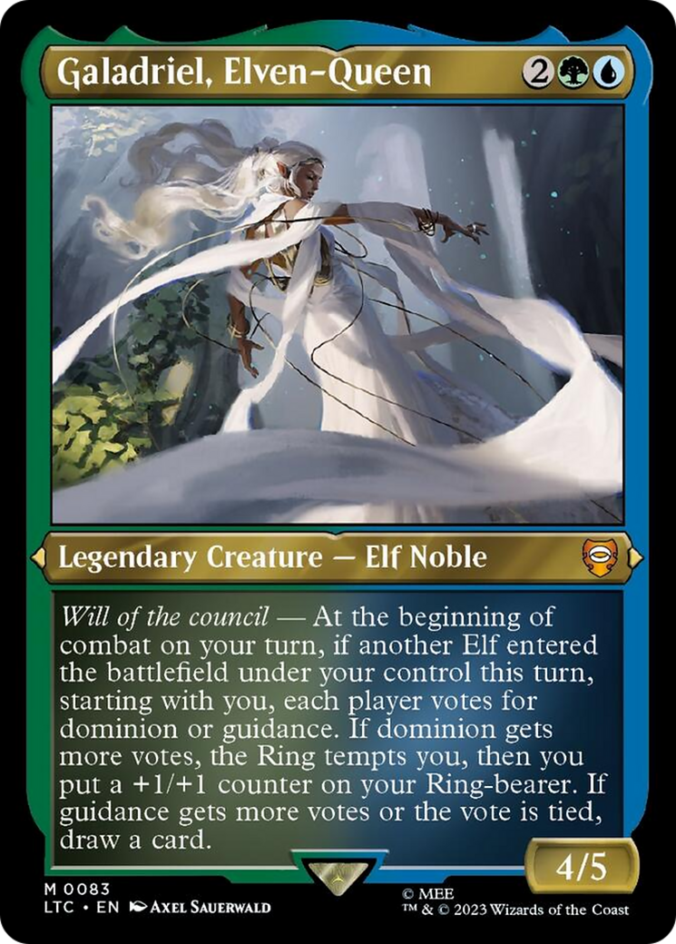 Galadriel, Elven-Queen (Display Commander) [The Lord of the Rings: Tales of Middle-Earth Commander] | Lots Moore NSW