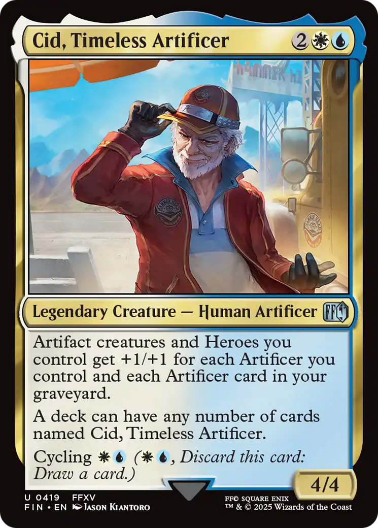 Cid, Timeless Artificer (0419) [FINAL FANTASY] | Lots Moore NSW