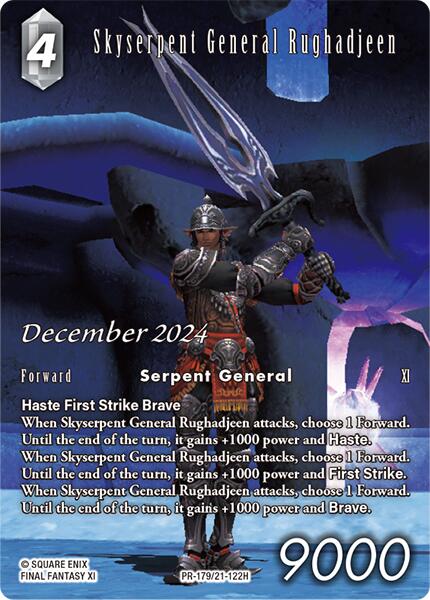Skyserpent General Rughadjeen (December 2024) [Promo Cards] | Lots Moore NSW