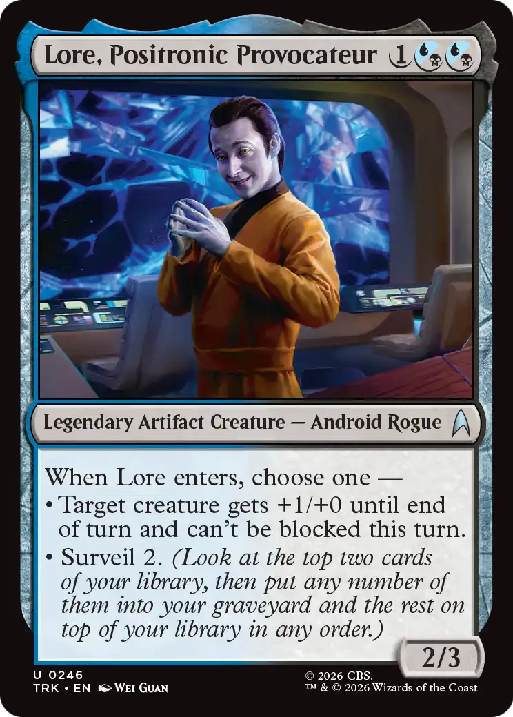 Lore, Positronic Provocateur [Star Trek] | Lots Moore NSW