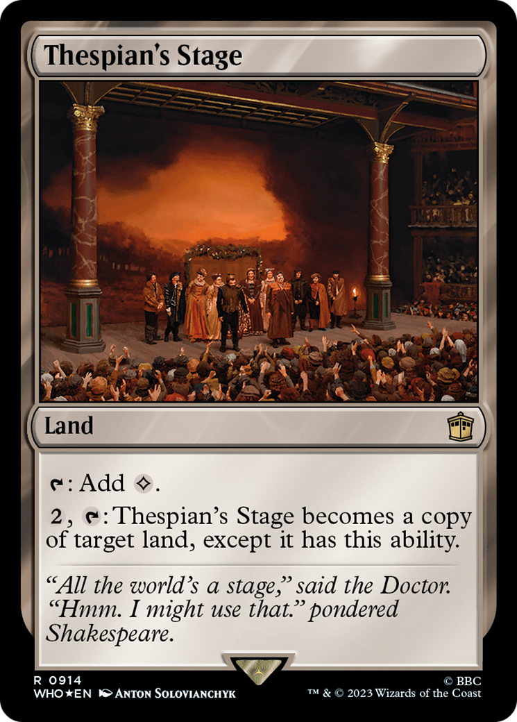 Thespian's Stage (Surge Foil) [Doctor Who] | Lots Moore NSW