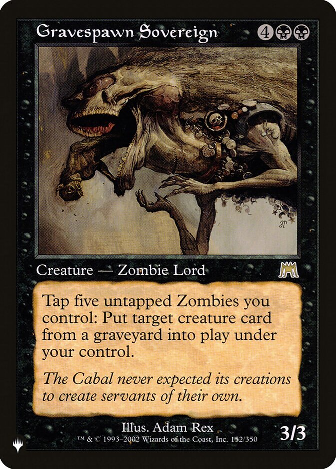 Gravespawn Sovereign [The List] | Lots Moore NSW