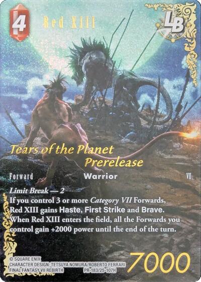 Red XIII LB [Promo Cards] | Lots Moore NSW