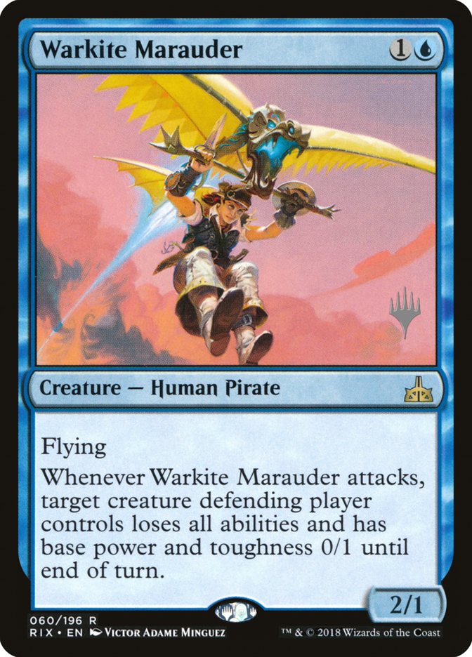 Warkite Marauder (Promo Pack) [Rivals of Ixalan Promos] | Lots Moore NSW