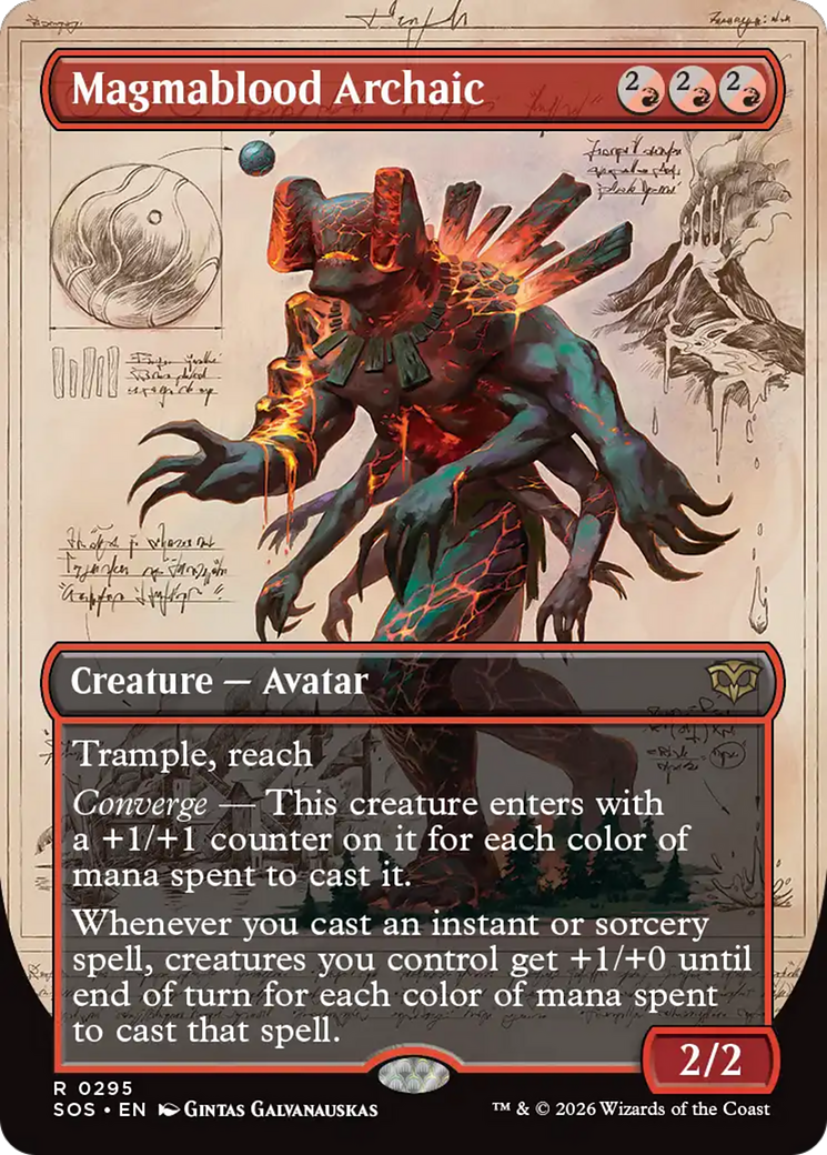 Magmablood Archaic (Borderless) [Secrets of Strixhaven] | Lots Moore NSW
