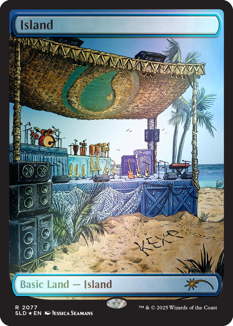 Island (2077) (Rainbow Foil) [Secret Lair Drop Series] | Lots Moore NSW