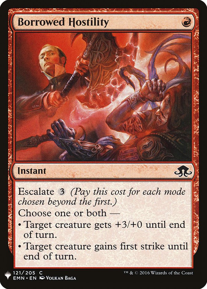 Borrowed Hostility [Mystery Booster] | Lots Moore NSW