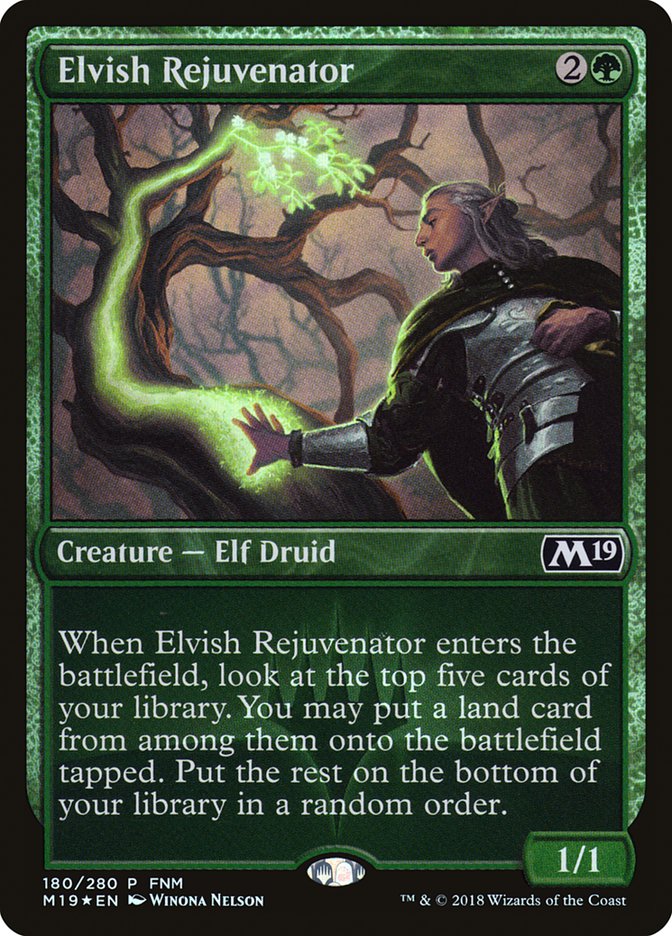 Elvish Rejuvenator (FNM) [Core Set 2019 Promos] | Lots Moore NSW