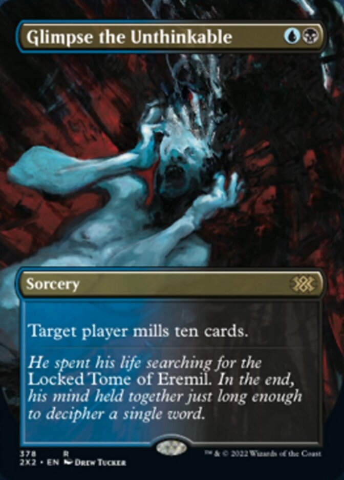 Glimpse the Unthinkable (Borderless Alternate Art) [Double Masters 2022] | Lots Moore NSW