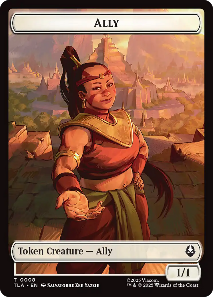 Ally (0008) // Soldier (0002) Double-Sided Token [Avatar: The Last Airbender Tokens] | Lots Moore NSW