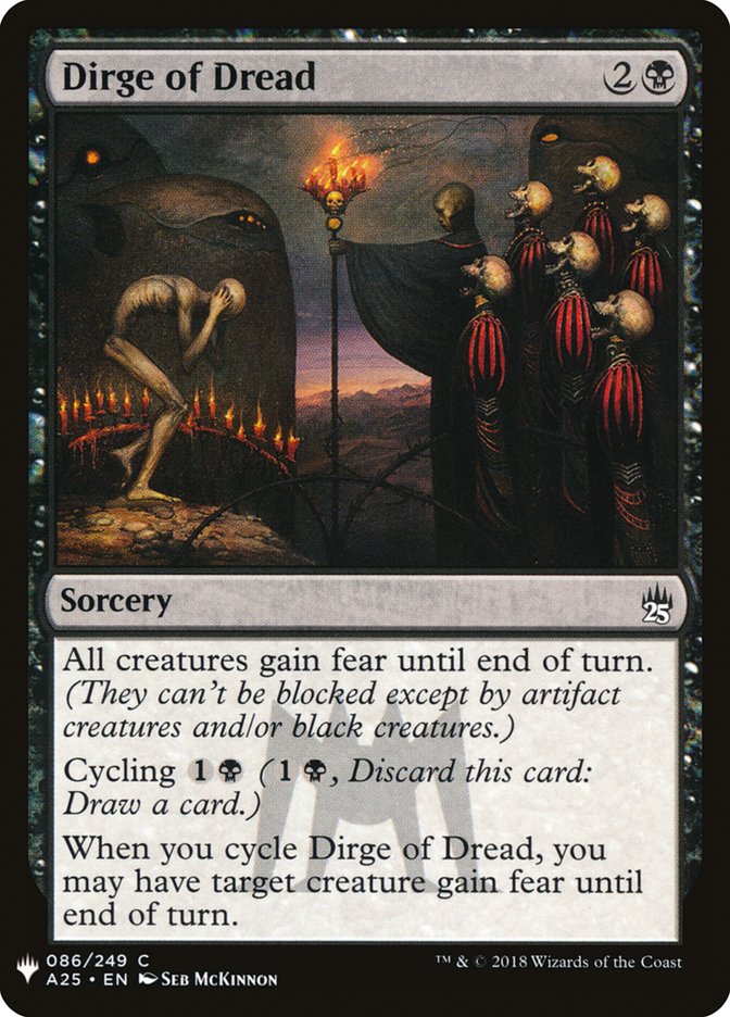 Dirge of Dread [Mystery Booster] | Lots Moore NSW