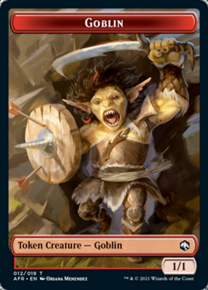 Dungeon of the Mad Mage // Goblin Double-Sided Token [Dungeons & Dragons: Adventures in the Forgotten Realms Tokens] | Lots Moore NSW
