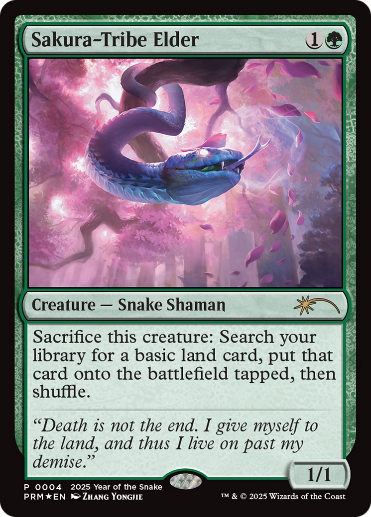 Sakura-Tribe Elder (Year of the Snake 2025) [Standard Showdown Promos] | Lots Moore NSW