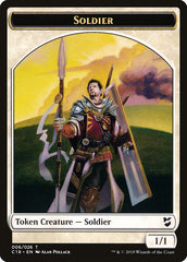Angel // Soldier Double-Sided Token [Commander 2018 Tokens] | Lots Moore NSW