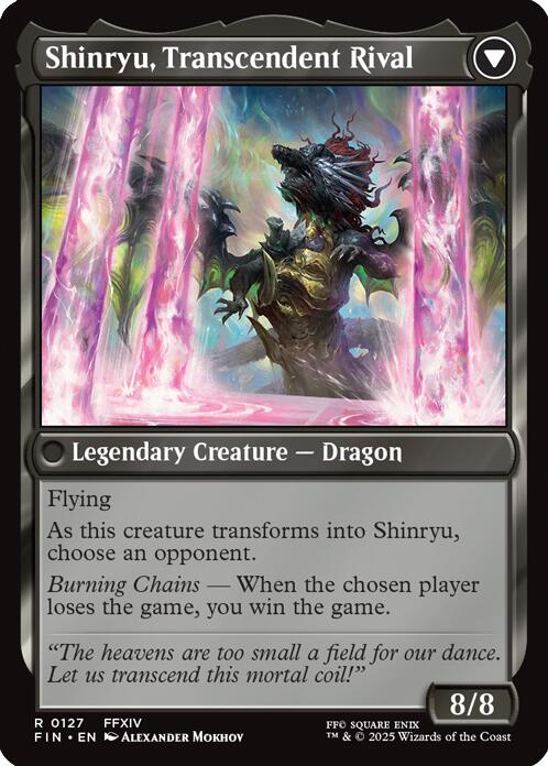 Zenos yae Galvus // Shinryu, Transcendent Rival [FINAL FANTASY] | Lots Moore NSW