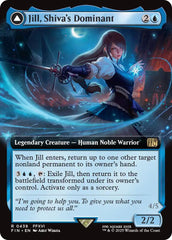 Jill, Shiva's Dominant // Shiva, Warden of Ice (Extended Art) [FINAL FANTASY] | Lots Moore NSW