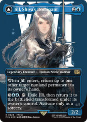 Jill, Shiva's Dominant // Shiva, Warden of Ice (Borderless) (Surge Foil) [FINAL FANTASY] | Lots Moore NSW