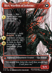 Clive, Ifrit's Dominant // Ifrit, Warden of Inferno (Borderless) (0318) [FINAL FANTASY] | Lots Moore NSW