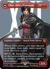 Clive, Ifrit's Dominant // Ifrit, Warden of Inferno (Borderless) (Surge Foil) [FINAL FANTASY] | Lots Moore NSW
