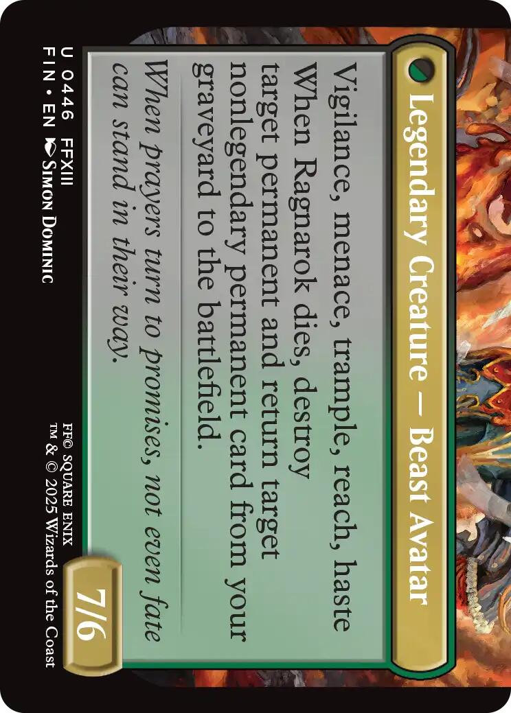 Fang, Fearless l'Cie (Extended Art) [FINAL FANTASY] | Lots Moore NSW