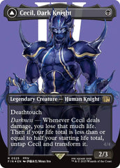 Cecil, Dark Knight // Cecil, Redeemed Paladin (Borderless) (Surge Foil) [FINAL FANTASY] | Lots Moore NSW
