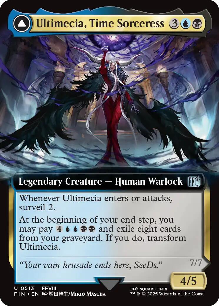 Ultimecia, Time Sorceress // Ultimecia, Omnipotent (Extended Art) [FINAL FANTASY] | Lots Moore NSW