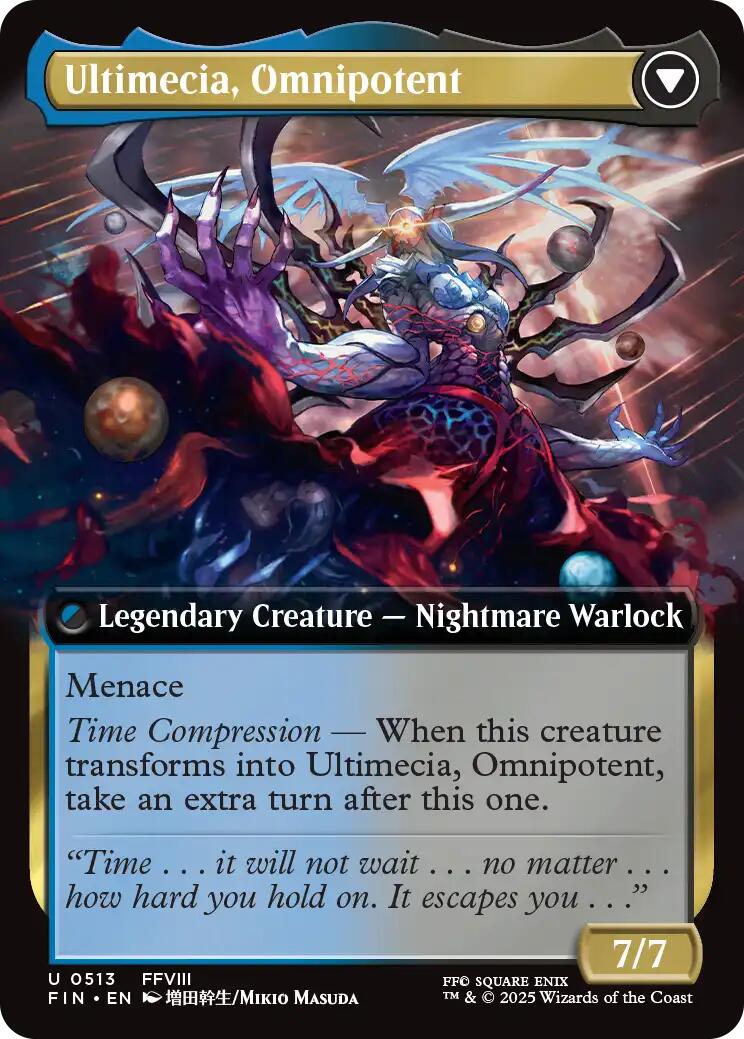 Ultimecia, Time Sorceress // Ultimecia, Omnipotent (Extended Art) [FINAL FANTASY] | Lots Moore NSW