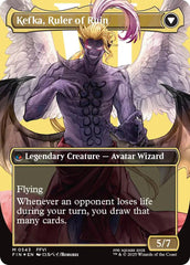 Kefka, Court Mage // Kefka, Ruler of Ruin (Borderless) (Surge Foil) [FINAL FANTASY] | Lots Moore NSW
