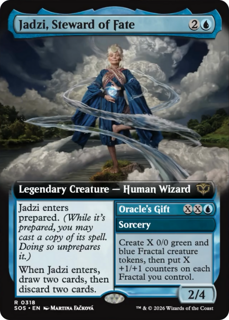 Jadzi, Steward of Fate (Extended Art) [Secrets of Strixhaven] | Lots Moore NSW